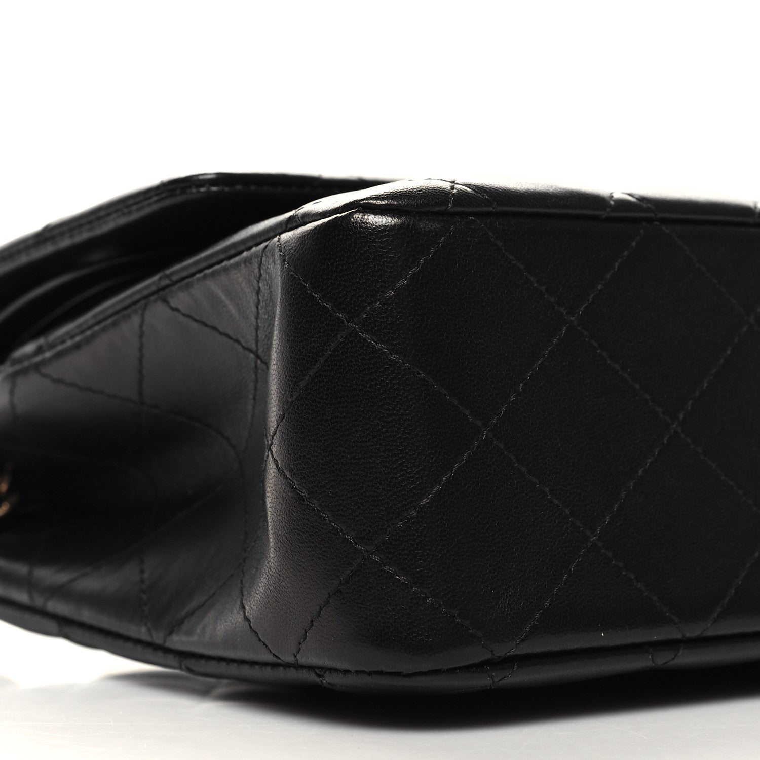 Chanel Lambskin Quilted Medium Double Flap Black 9 of 12