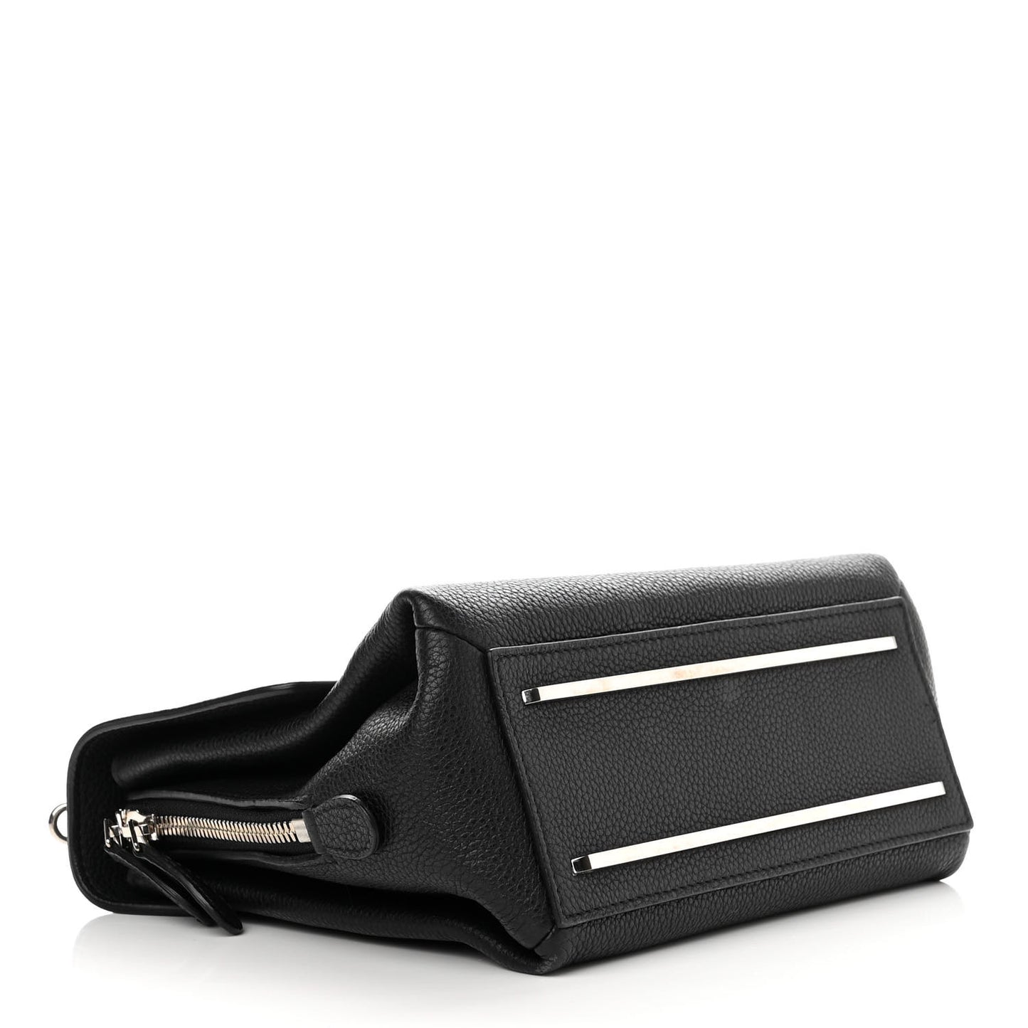 Grained Calfskin Le Dix Mini Soft Cartable Crossbody Black