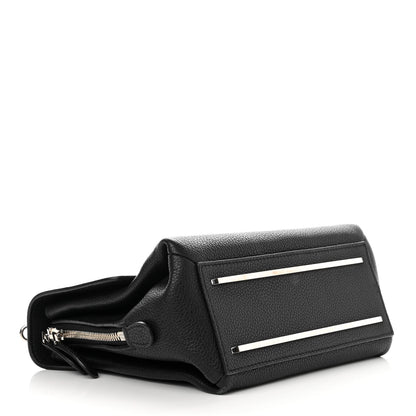 Balenciaga Grained Calfskin Le Dix Mini Soft Cartable Crossbody Black 3 of 9
