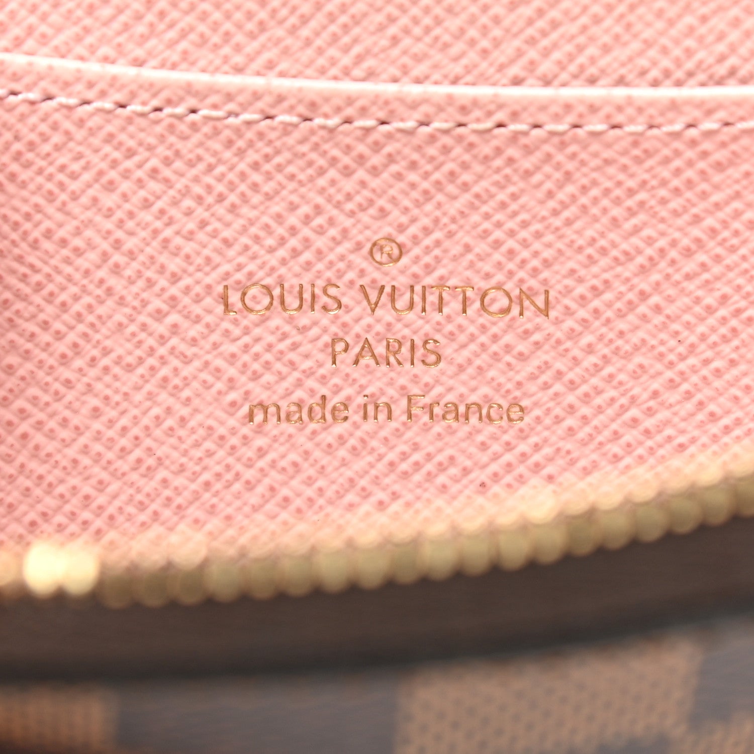 Louis Vuitton Damier Ebene Zippy Coin Purse Rose Ballerine 6 of 8