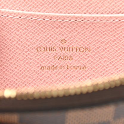 Louis Vuitton Damier Ebene Zippy Coin Purse Rose Ballerine 6 of 8