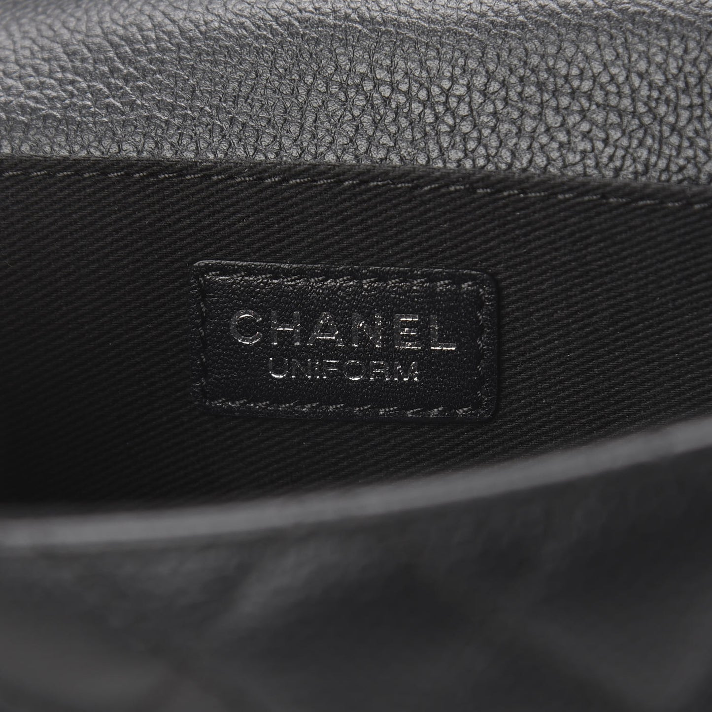 Grained Calfskin Quilted 2.55 Reissue Flap Belt Bag Clutch Black