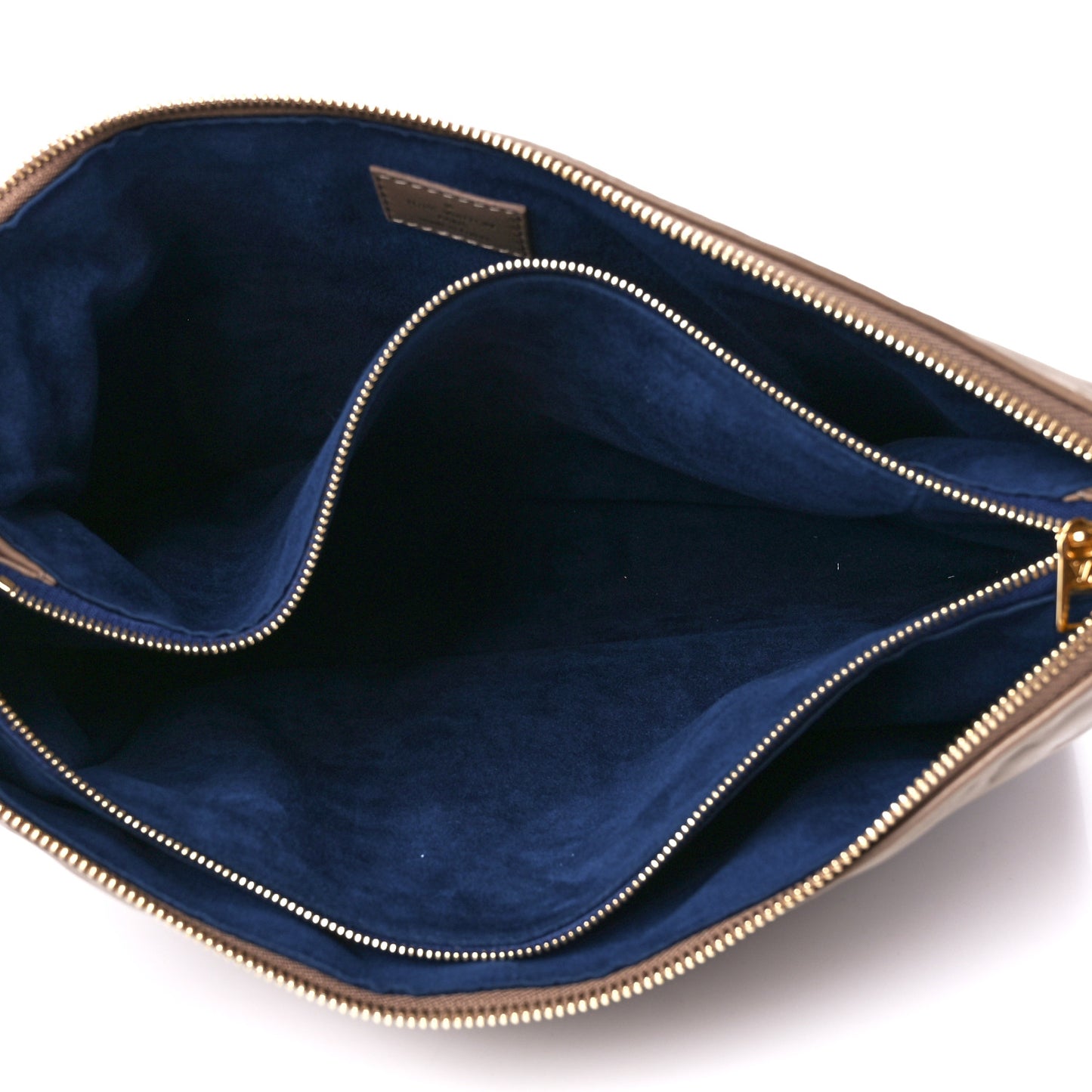 Lambskin Embossed Monogram Coussin MM Taupe