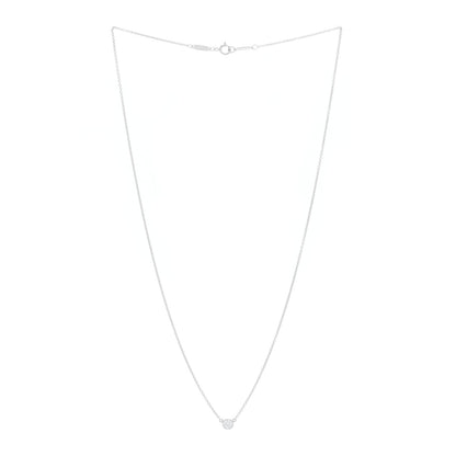 Tiffany Platinum Diamond .21ct Elsa Peretti Diamonds by the Yard Pendant Necklace 2 of 4