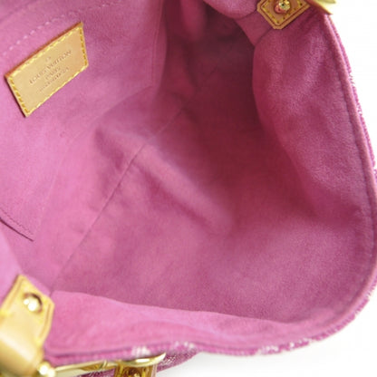 Louis Vuitton Monogram Denim Mini Pleaty Fuchsia 6 of 9