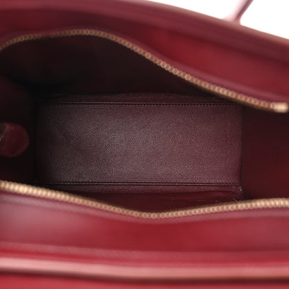 Celine Baby Grained Calfskin Nubuck Nano Tri-Color Luggage Vermillion 5 of 10