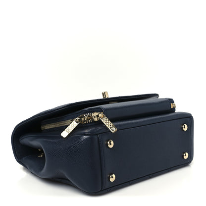 Chanel Caviar Quilted Medium Business Affinity Flap Navy 3 of 10