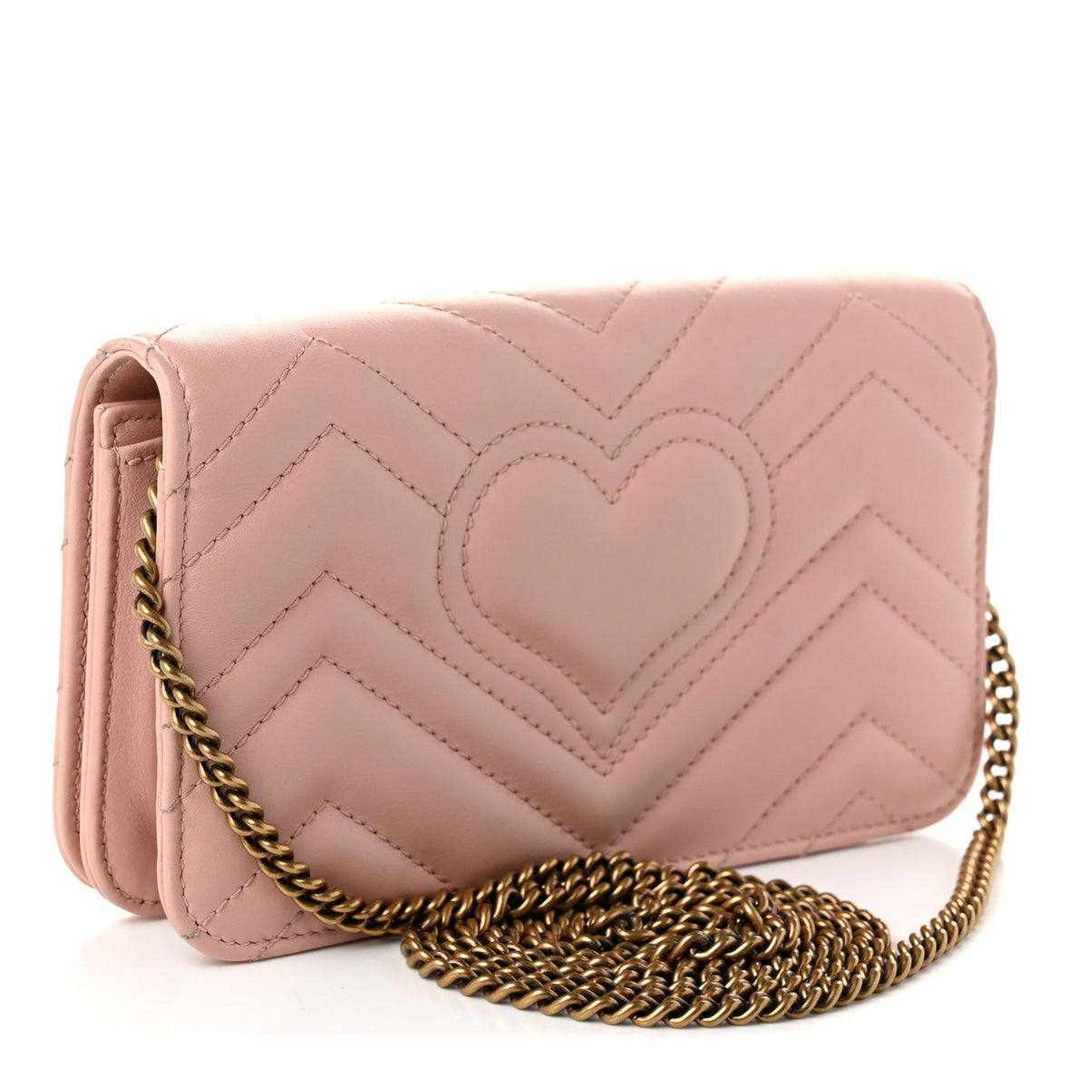 Calfskin Matelasse GG Marmont Mini Bag Perfect Pink