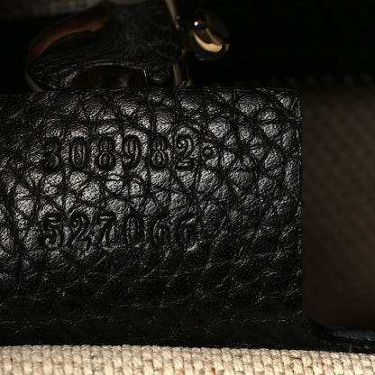 Gucci Pebbled Calfskin Medium Soho Chain Shoulder Bag Black 7 of 10