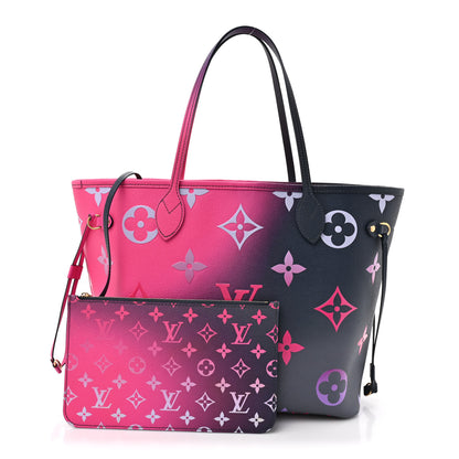 Louis Vuitton Monogram Giant Spring In The City Neverfull MM Midnight Fuchsia 3 of 10