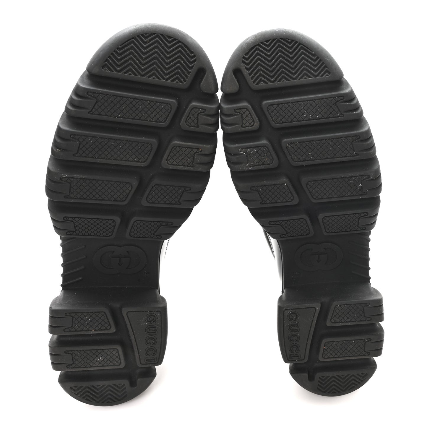Magnum Calfskin Nappa Samoa Womens Horsebit Platform Chunky Lug Sole 40mm Loafers 40 Black