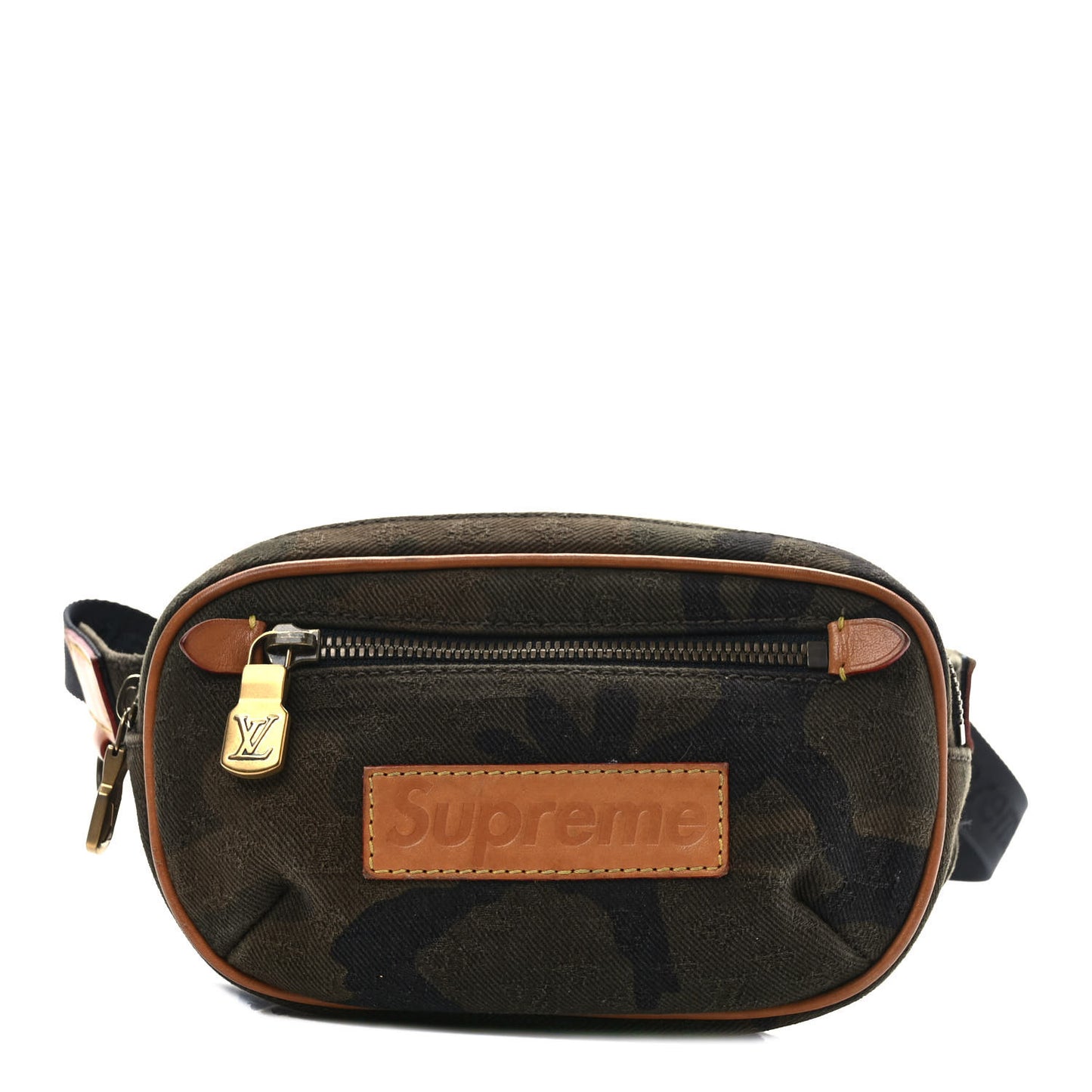 X SUPREME Canvas Camouflage Bumbag