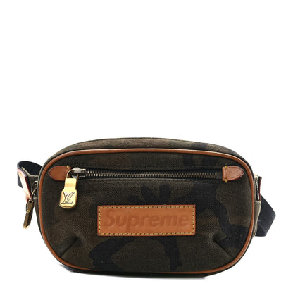 Louis Vuitton X SUPREME Canvas Camouflage Bumbag 1 of 11
