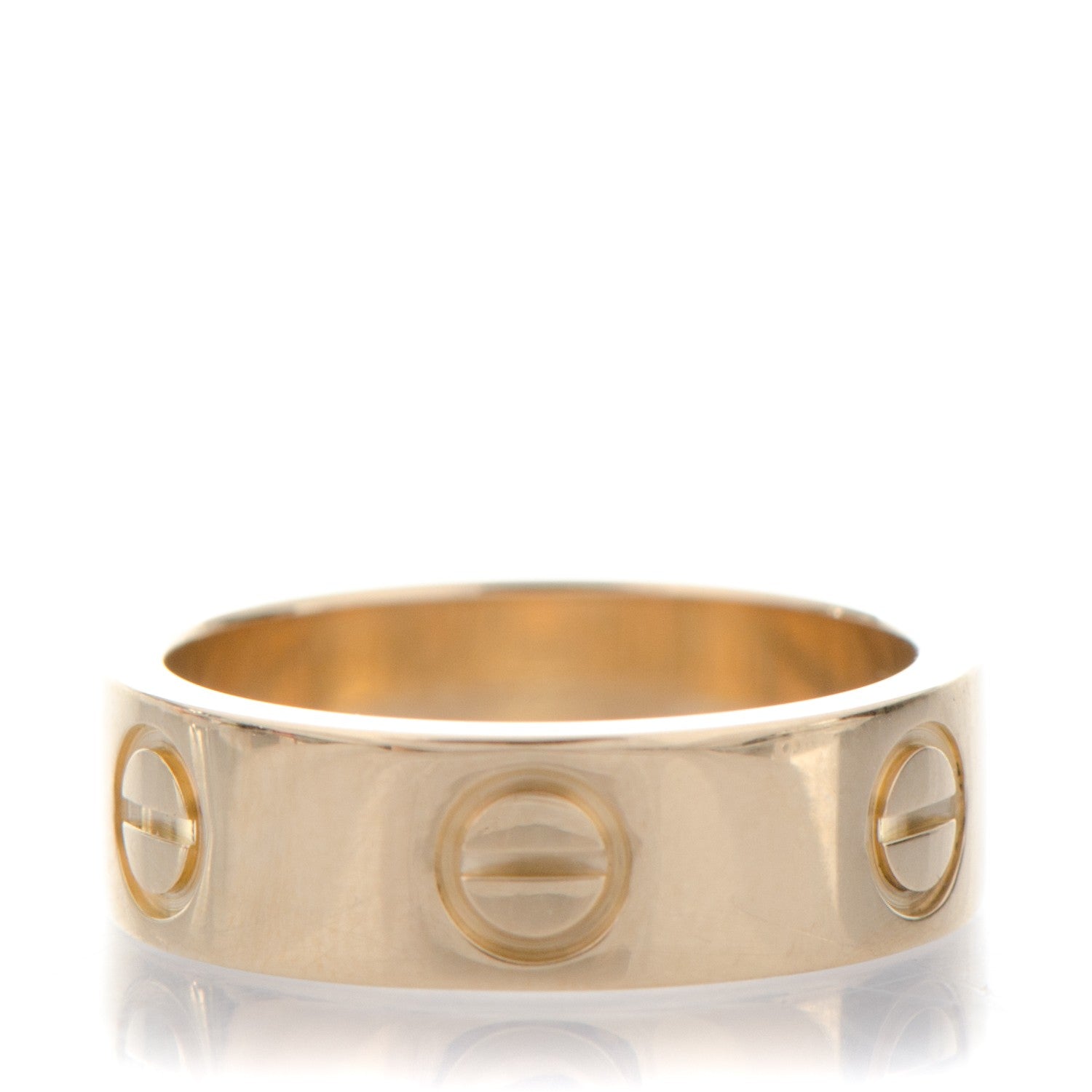 Cartier 18K Yellow Gold 5.5mm LOVE Ring 48 4.5 1 of 4