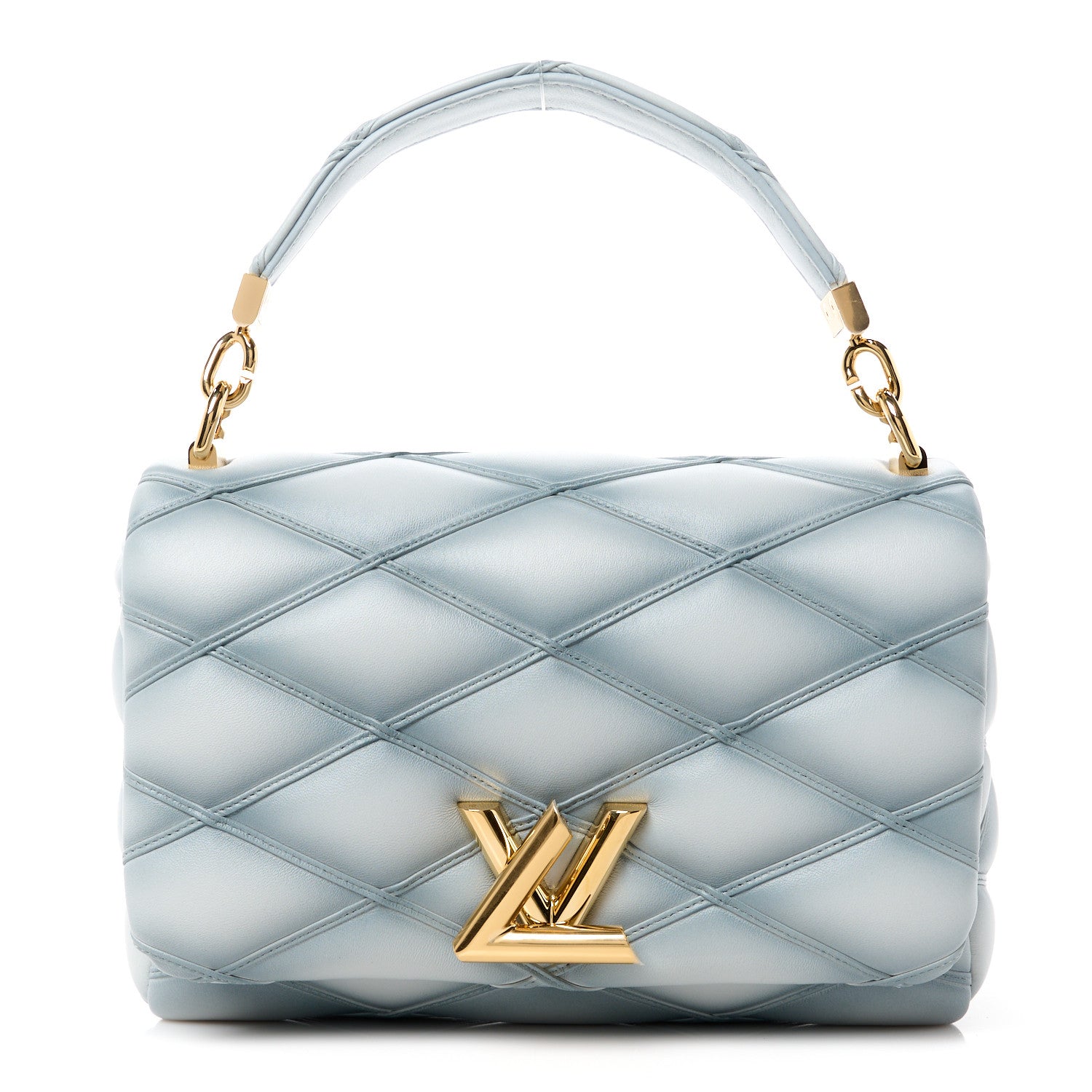 Louis Vuitton Lambskin Malletage GO-14 MM Ecume 1 of 11