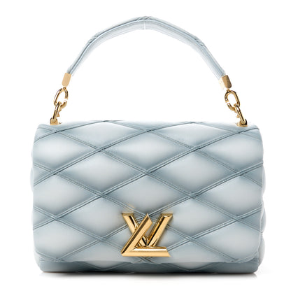 Louis Vuitton Lambskin Malletage GO-14 MM Ecume 1 of 11