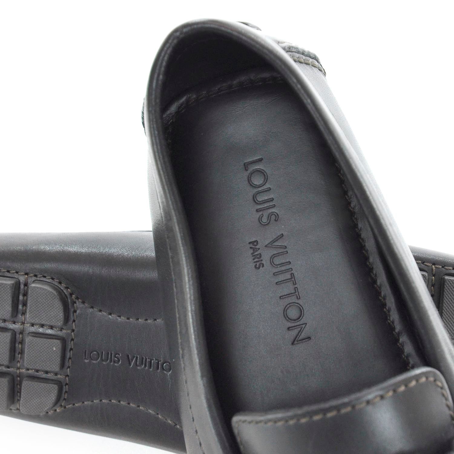 Louis Vuitton Suede Monte Carlo Loafers 8.5 Black 7 of 7