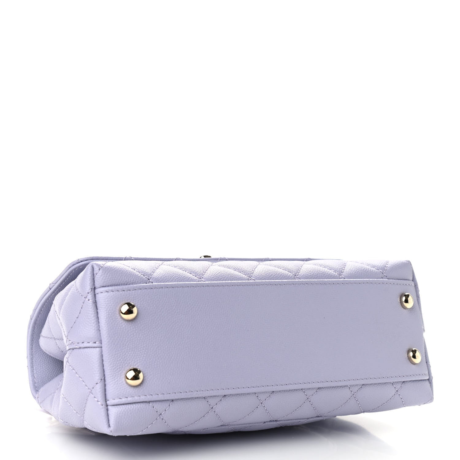 Chanel Caviar Quilted Mini Coco Handle Flap Light Purple 4 of 9