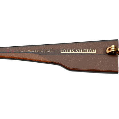 Louis Vuitton Hortensia Cat Eye Sunglasses Z0366W Brown Glitter 6 of 7