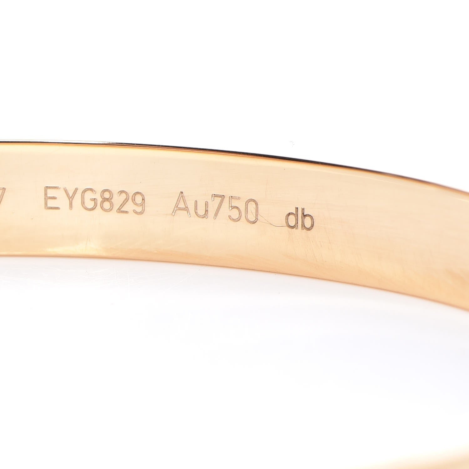 Cartier 18K Yellow Gold LOVE Bracelet 17 7 of 9