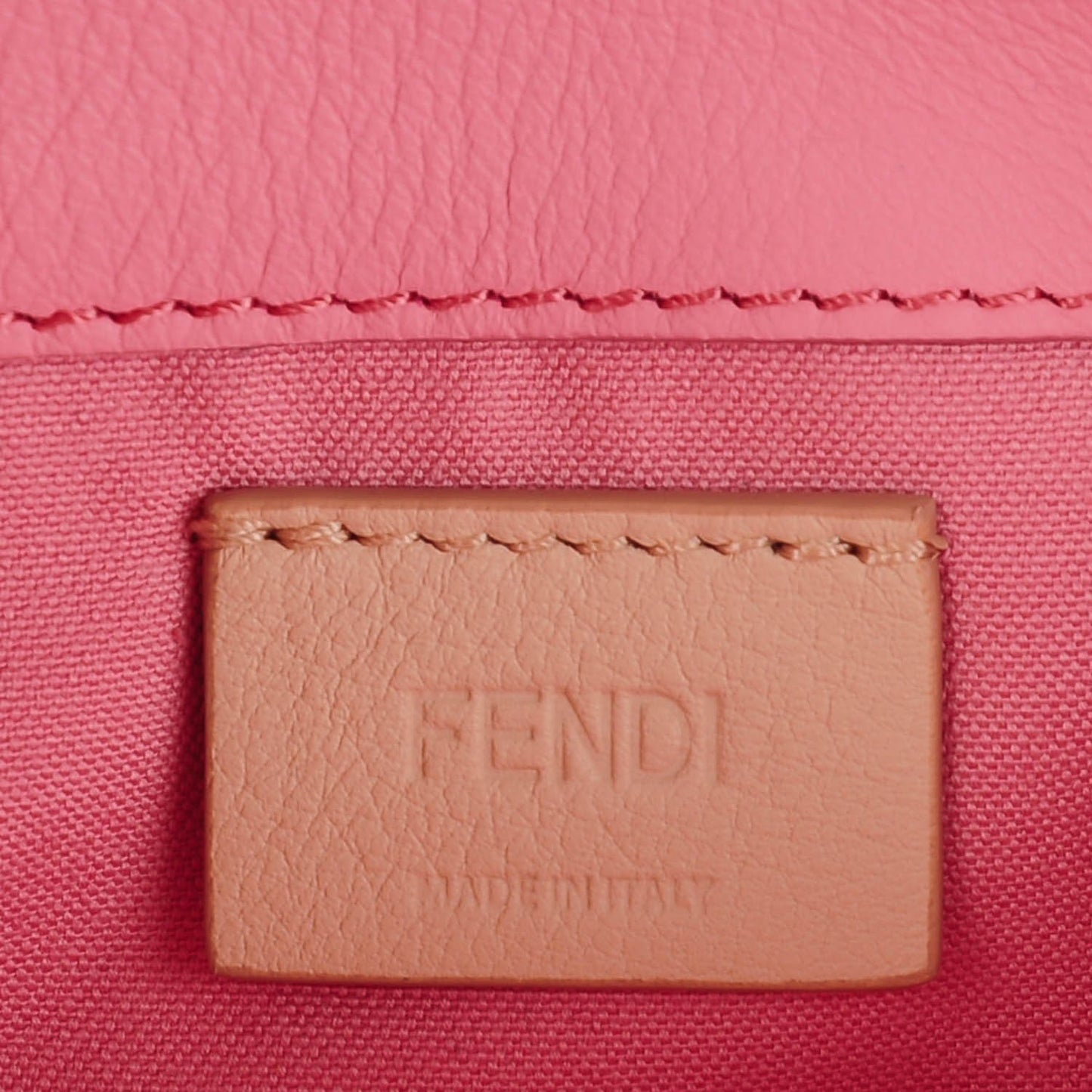 Vitello Flamingo Tube Wallet on Chain Pink