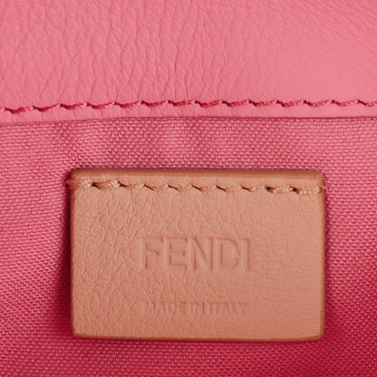 Fendi Vitello Flamingo Tube Wallet on Chain Pink 6 of 9