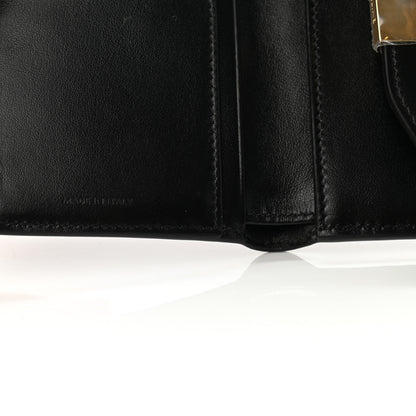 Celine Shiny Smooth Calfskin Small C Wallet Black 7 of 7