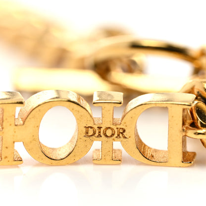 Christian Dior Metal Crystal Pearl Dio(r)evolution Bracelet Gold 4 of 4