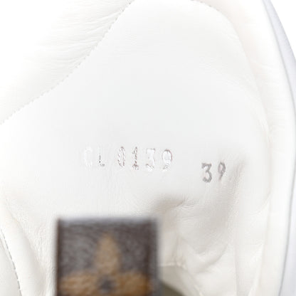 Louis Vuitton Flower Printed Calfskin Monogram LV Archlight Sneakers 39 Black Blue 8 of 11