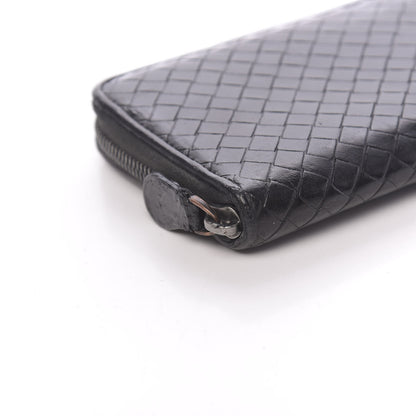 Bottega Veneta Nappa Intrecciato Zip Around Wallet Black 7 of 14