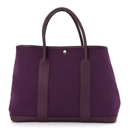 Hermes Toile Negonda Garden Party Tote 36 MM Cassis 1 of 10
