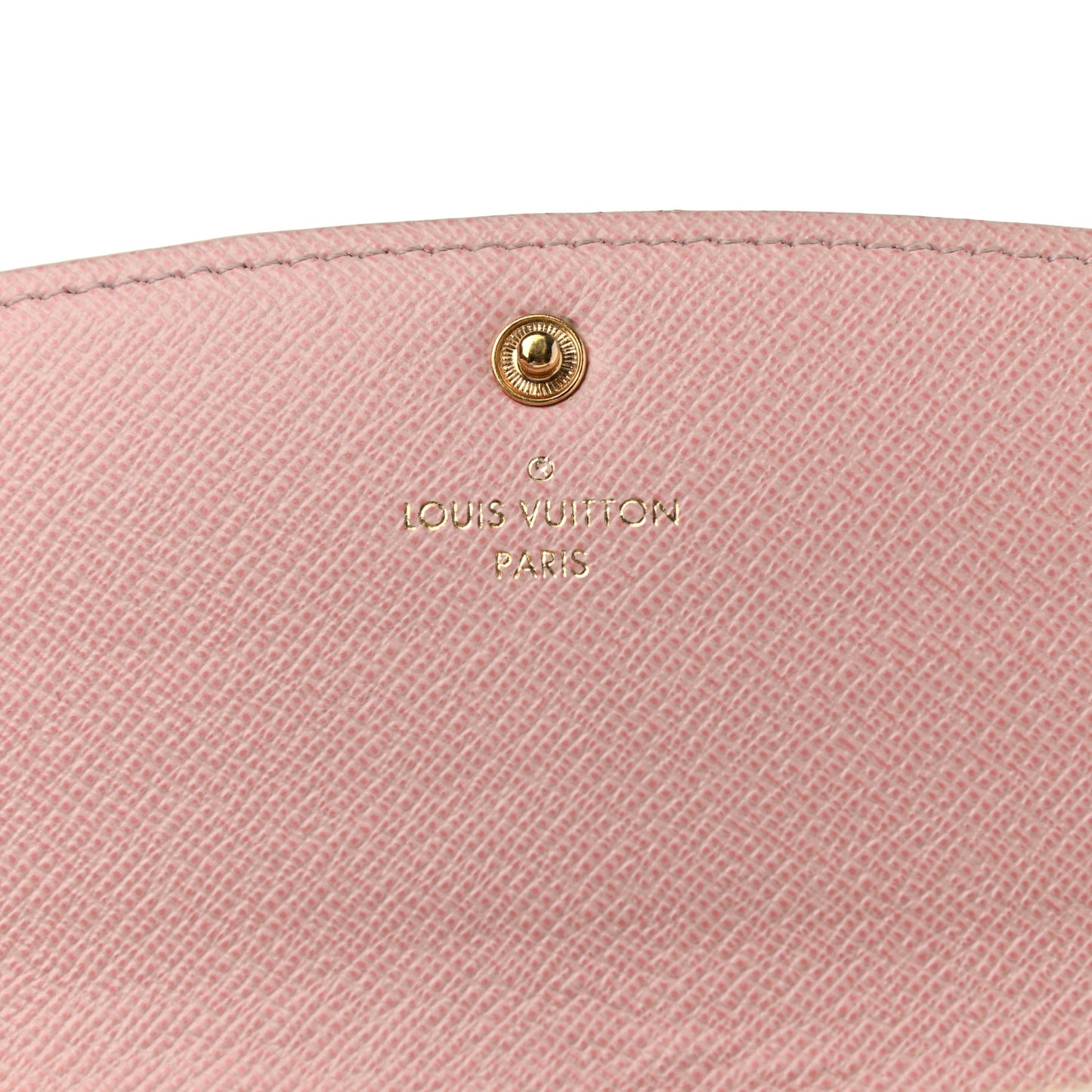 Damier Azur Emilie Wallet Rose Ballerine