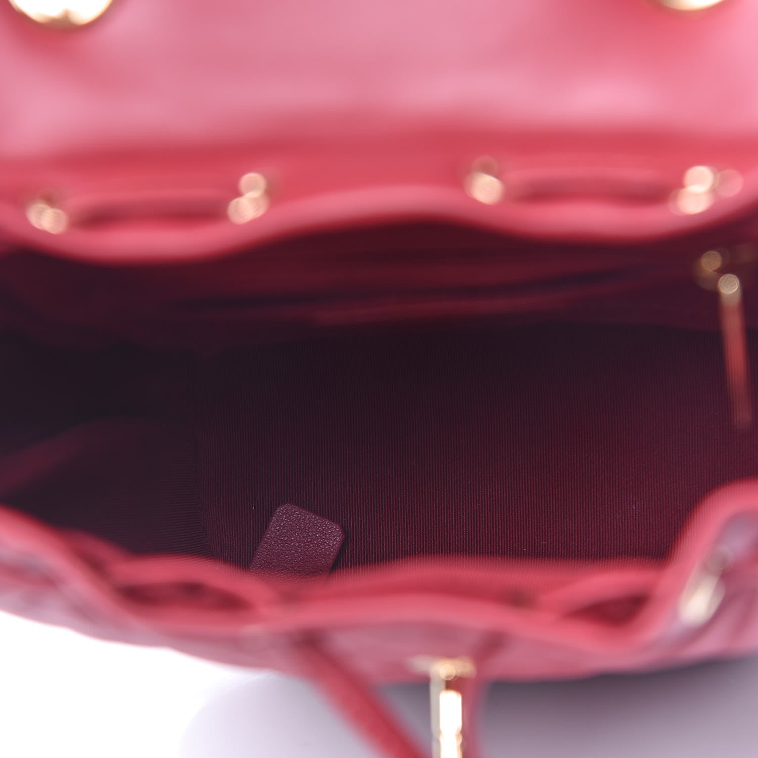 Chanel Calfskin Quilted Mini Urban Spirit Backpack Red 7 of 12