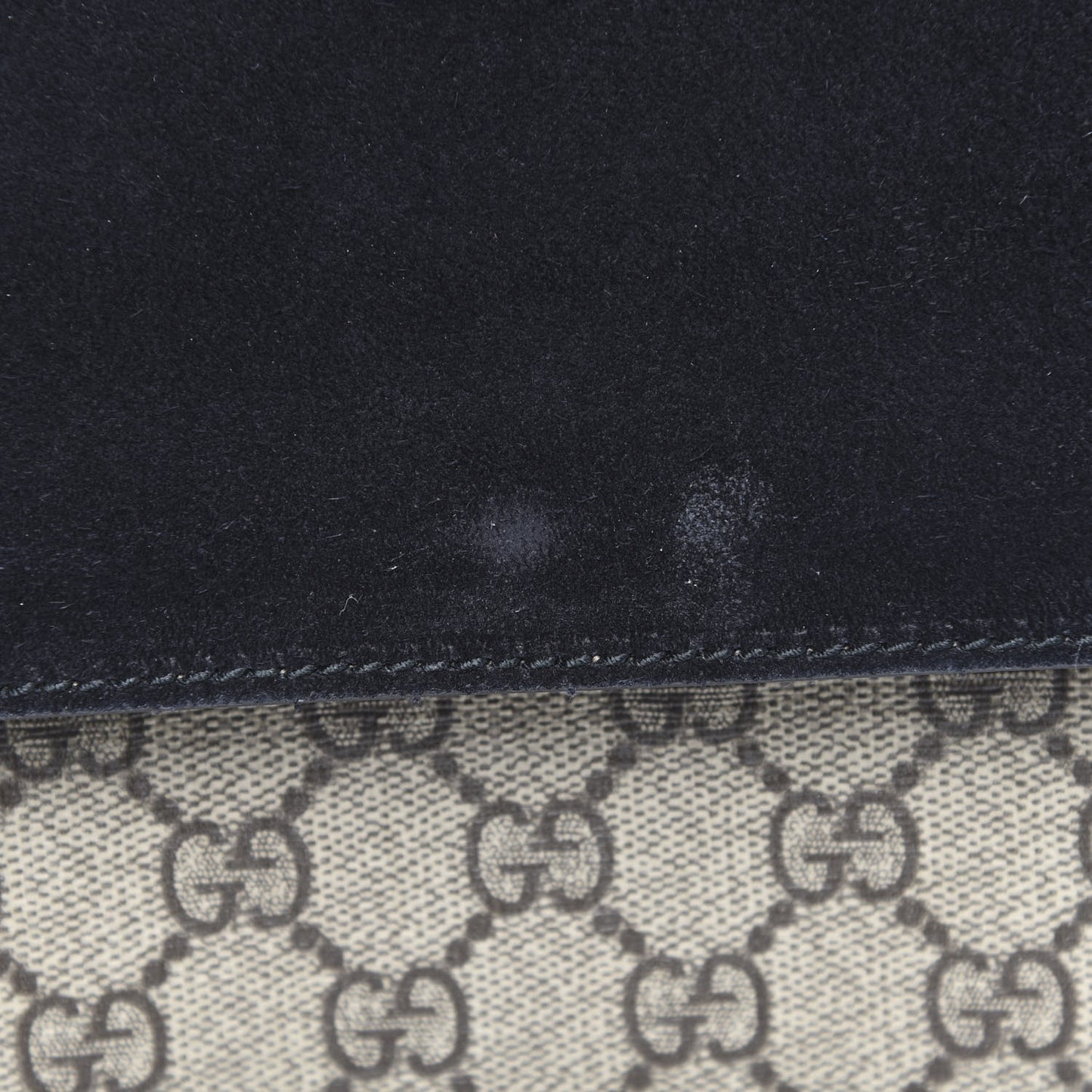 GG Supreme Monogram Small Dionysus Shoulder Bag Black
