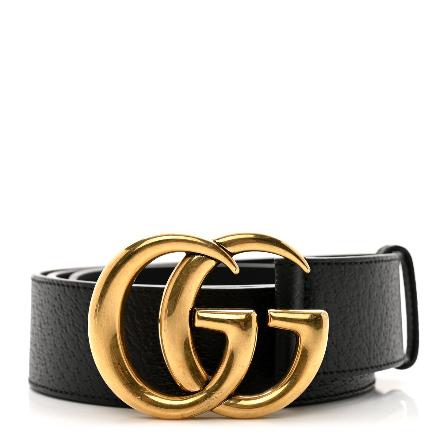 Textured Calfskin Double G 40mm Belt 90 36 Black