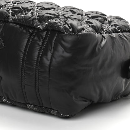 Chanel Nylon Quilted Tweed Stitch Bubble Camera Case Black 9 of 10