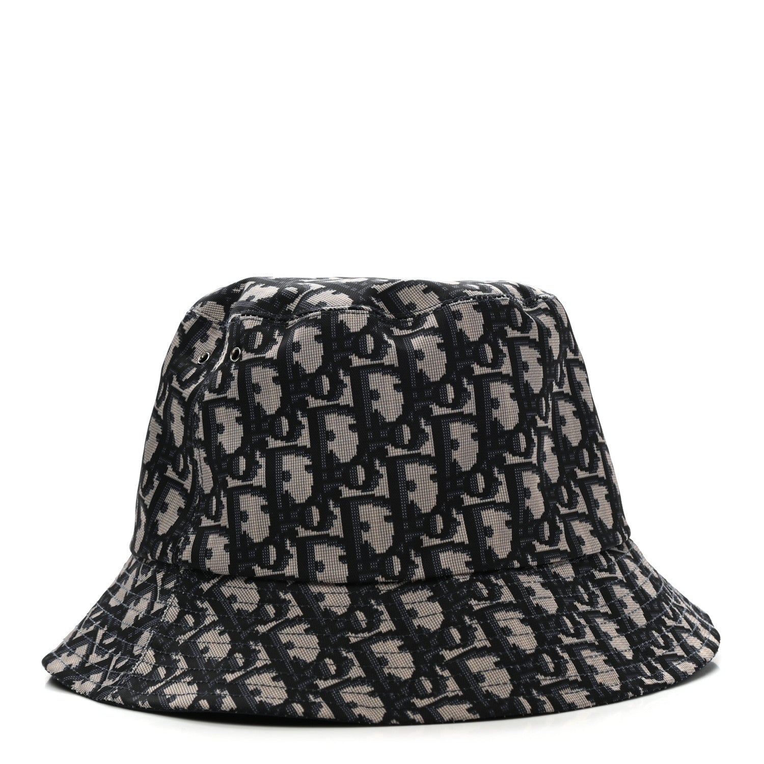 Christian Dior Oblique Reversible Teddy-D Brim Bucket Hat 57 Blue 1 of 8