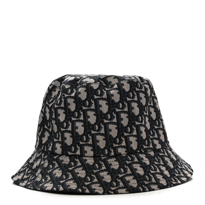 Christian Dior Oblique Reversible Teddy-D Brim Bucket Hat 57 Blue 1 of 8