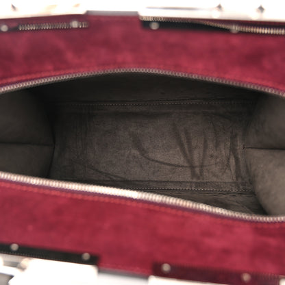 Fendi Vitello Baltico Kore Petite 3Jours Tote Carbone Bordeaux 5 of 10