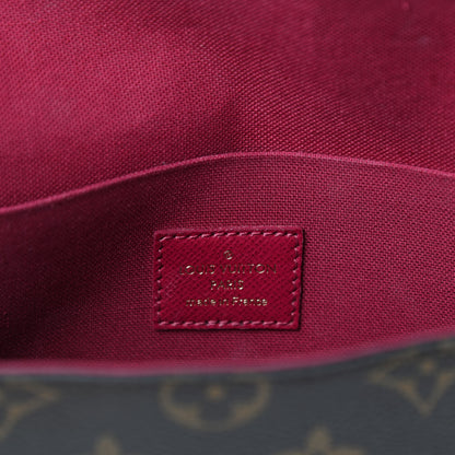 Louis Vuitton Monogram Pochette Felicie Chain Wallet Fuchsia 6 of 9