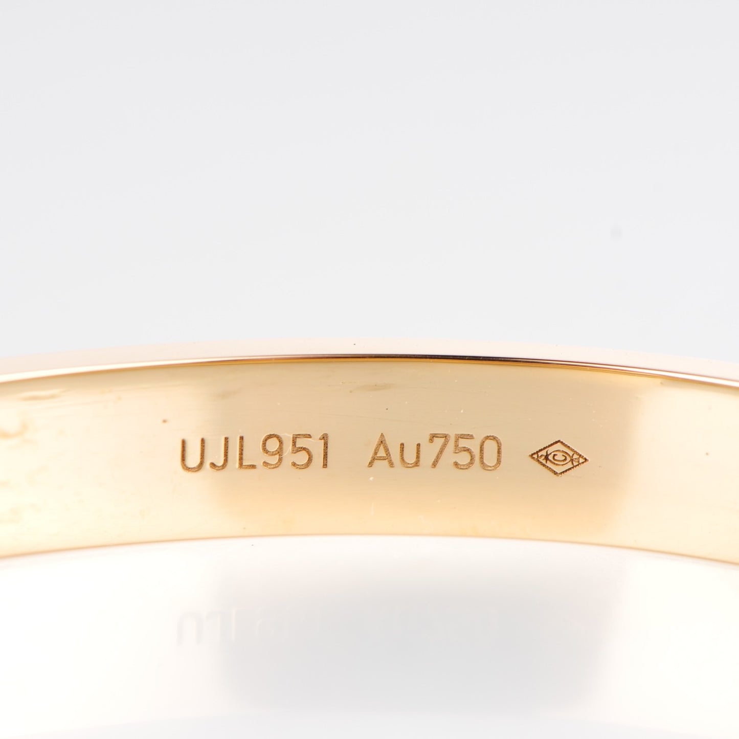 18K Yellow Gold LOVE Bracelet 17