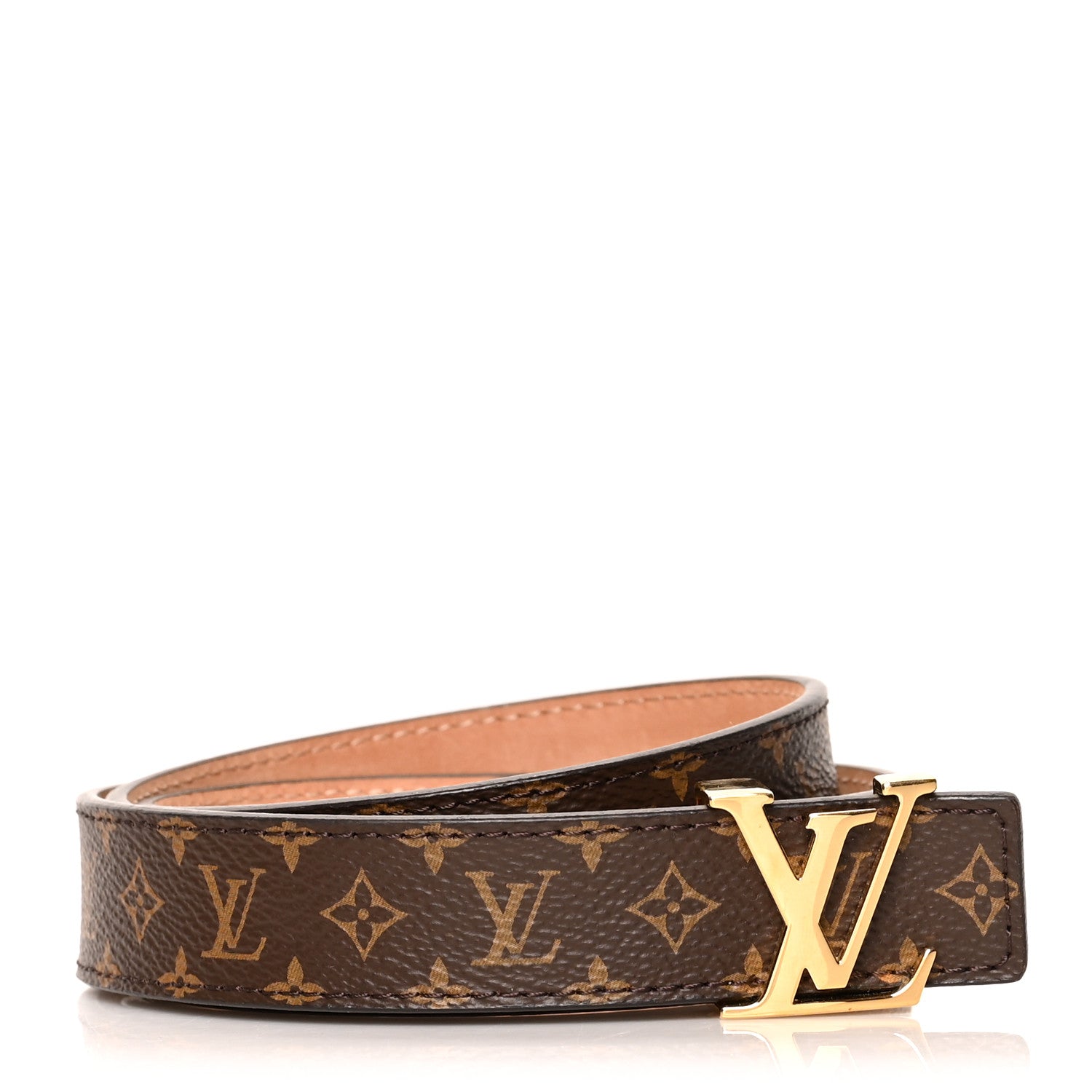 Louis Vuitton Mini Monogram 25mm LV Initiales Belt 75 30 1 of 7