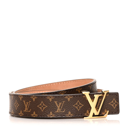 Louis Vuitton Mini Monogram 25mm LV Initiales Belt 75 30 1 of 7