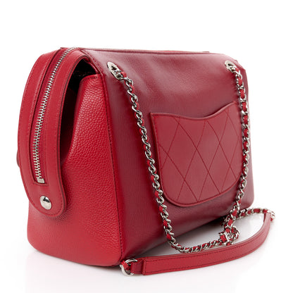 Chanel Goatskin Quilted Magnetic Camera Case Red Red 3 of 10