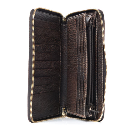 Gucci Guccissima Bamboo Tassel Zip Around Wallet Brown 5 of 7