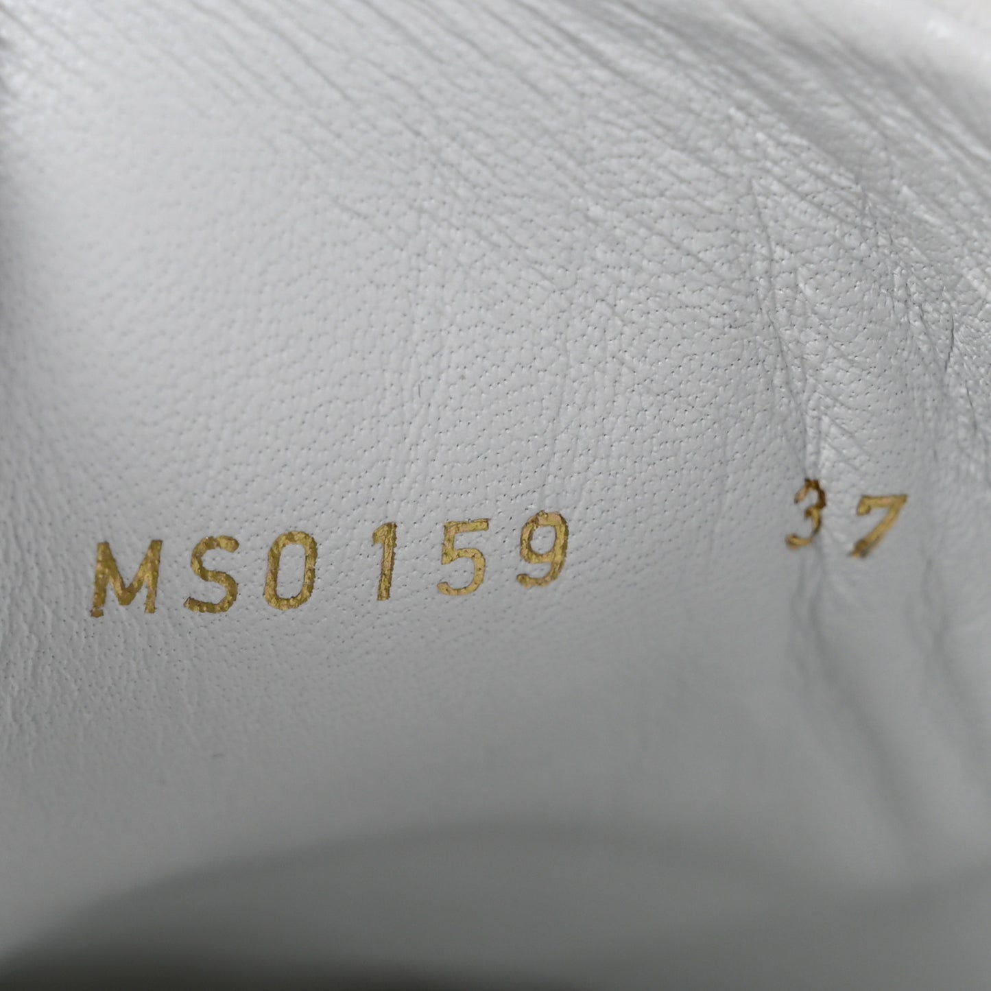 Damier Ebene Front Row Sneaker 37 White