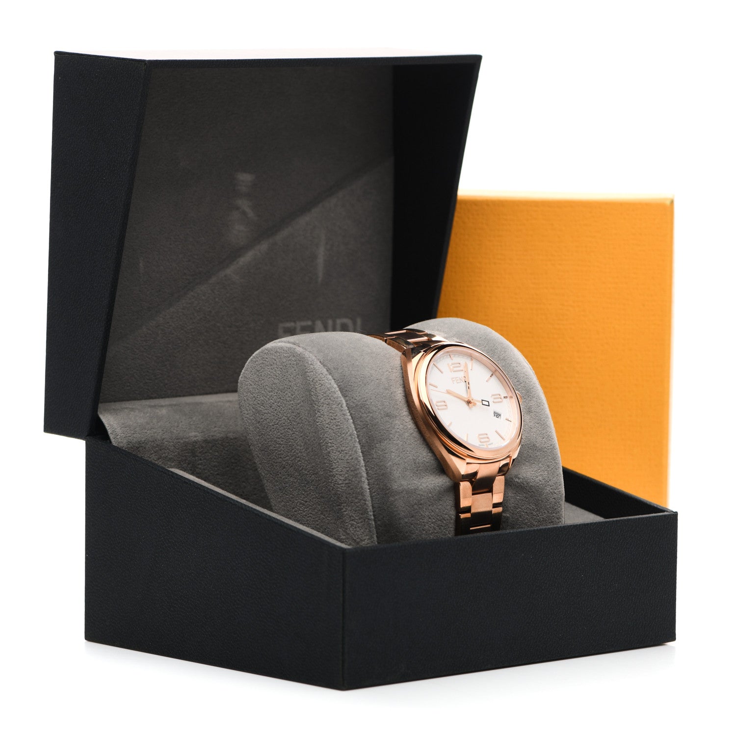 Fendi Stainless Steel 34mm Momento Date Quartz Watch 5 of 5