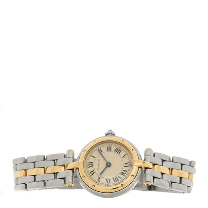 Cartier Stainless Steel 18K Yellow Gold 24mm Panthere Vendome Quartz Watch 2 of 4