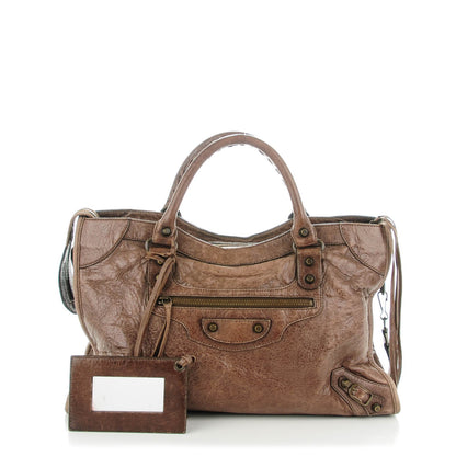 Balenciaga Chevre Classic Hardware City Olive Brown 1 of 7