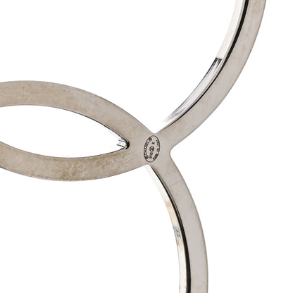 Chanel Strass Crystal Peace Sign Emoji Brooch Silver 3 of 3
